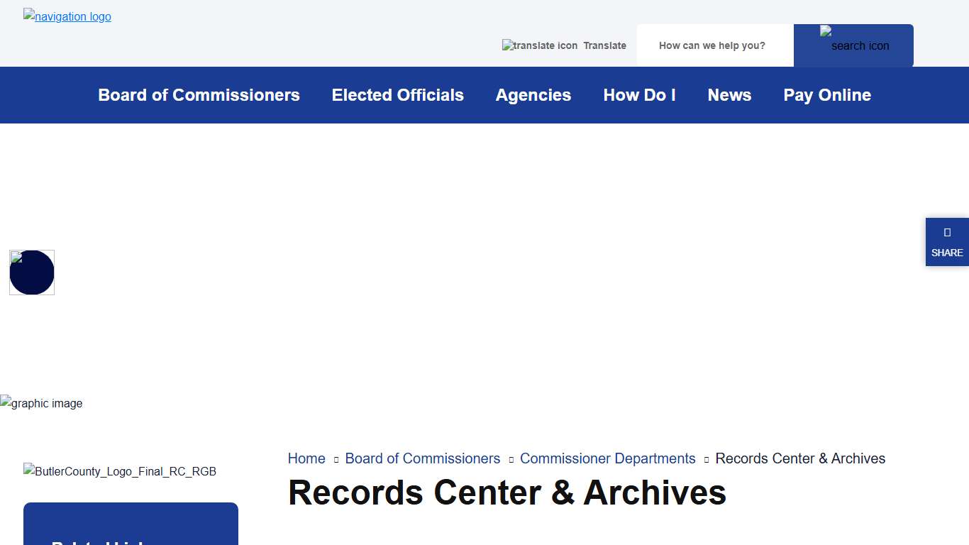 Records Center & Archives